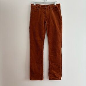 Patagonia Organic Cotton Brown Corduroy Pants Straight Leg Outdoors Gorpcore 30